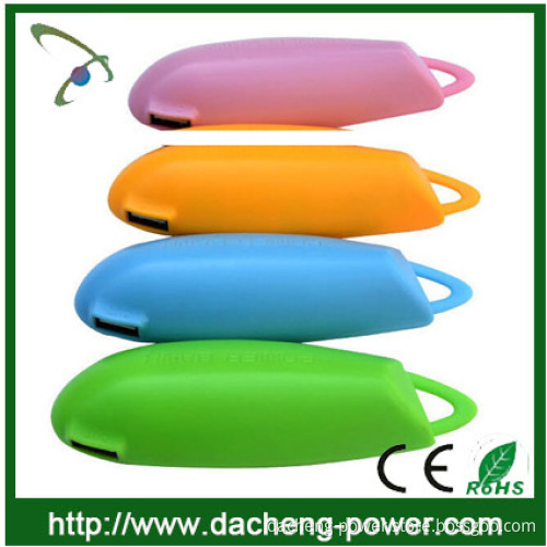 Cute chilli pepper design mini power bank best power bank 2600mah